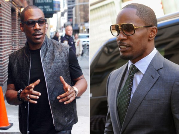 Eddie Murphy y Jamie Foxx; Murphy nos hizo reír hasta el cansancio y Foxx al parecer es muy capaz de hacer lo mismo.