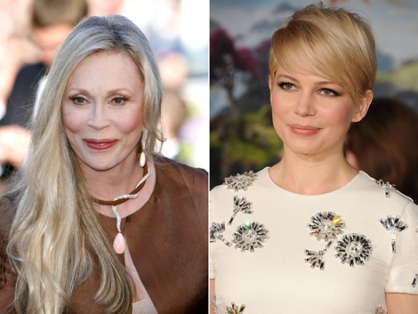 Faye Dunaway y Michelle Williams; el trabajo de Williams en “Brokeback Mountain” y “Blue Valentine” nos llevó de regreso a los pasos de Dunaway en “Network” y “Chinatown”.
