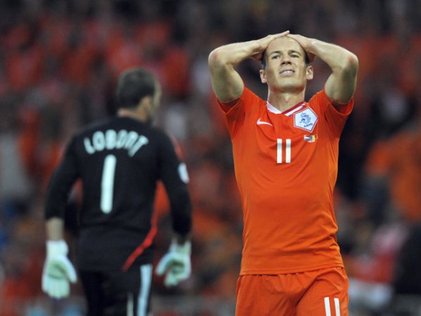 Arjen Robben, jugador holandés del Bayern Munich.