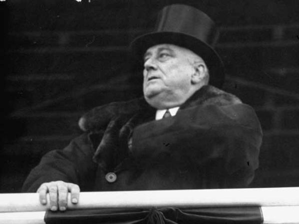 Roosevelt en su inauguración el 1 de enero de 1941.