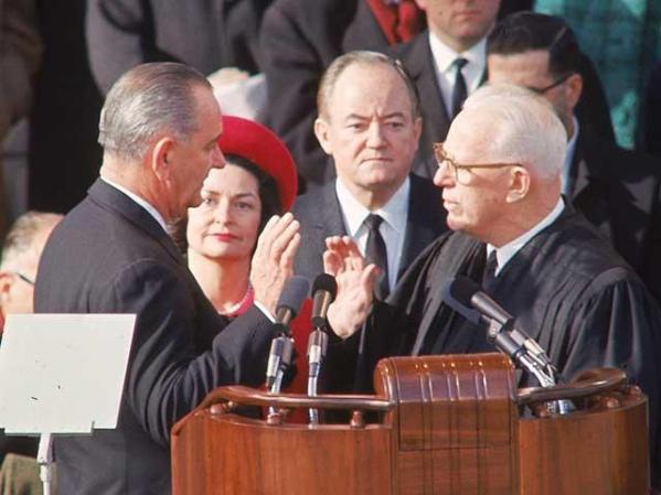 Inauguración del Presidente Lyndon Johnson, el 25 de enero de 1965.