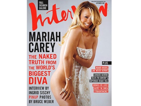 Mariah Carey en Interview (septiembre, 2007).