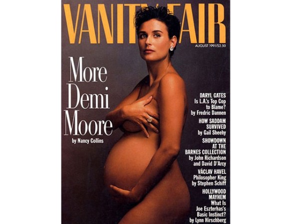 Demi Moore en Vanity Fair (agosto, 1991).