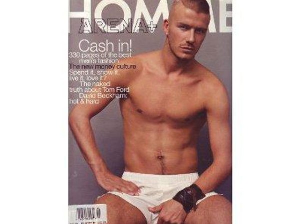 David Beckham en Homme.