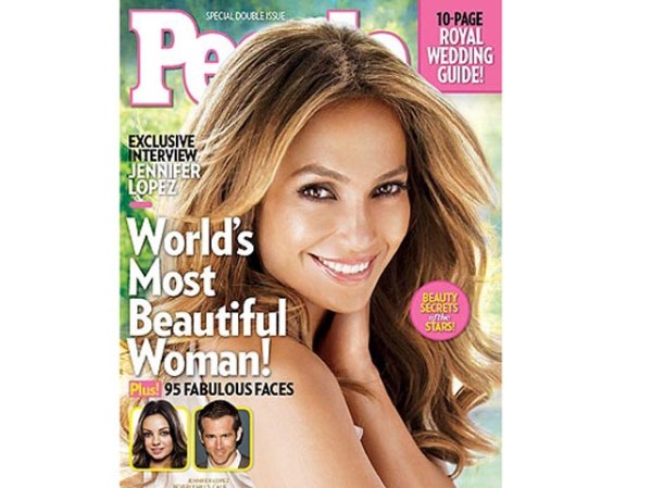En abril del 2011 la revista "People" en inglés la declara la mujer más hermosa del mundo.