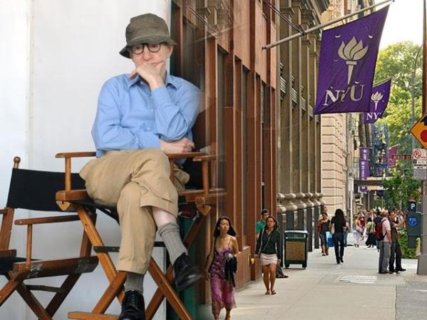 Woody Allen estudió Comunicación y Cine en NYU.