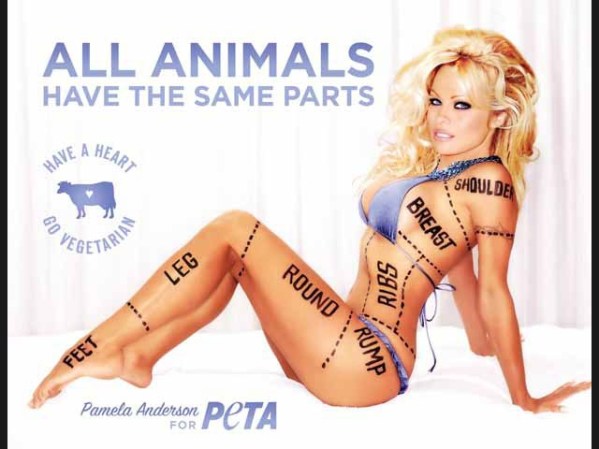 Pamela Anderson demuestra que todos los animales también tienen las mismas partes que nosotros