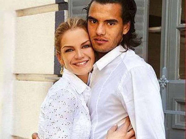 El es Sergio "Chiquito" Romero, arquero del Sampdoria de Italia y también de la Selección Argentina. Ella es Eliana Guercio.