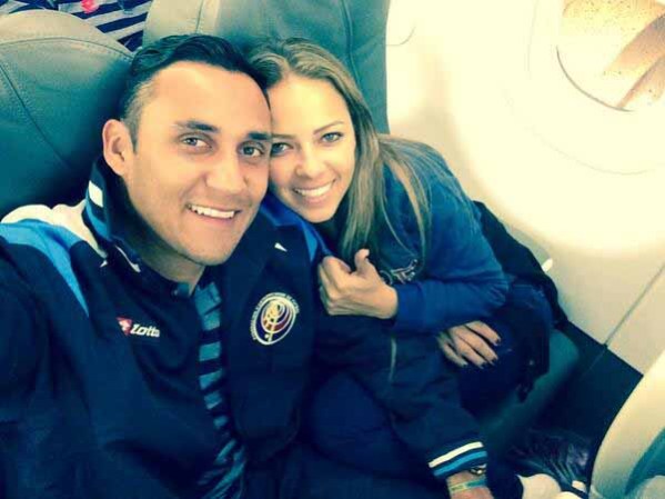Andrea Salas: dejó el modelaje para seguir a Keylor Navas.