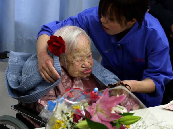 Misao Okawa, la mujer más vieja del mundo cumple 116 años.
