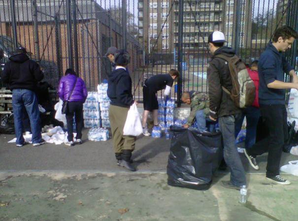 La Guardia Nacional tuvo que intervenir de emergencia, ya que varios se quedaron sin agua y comida.