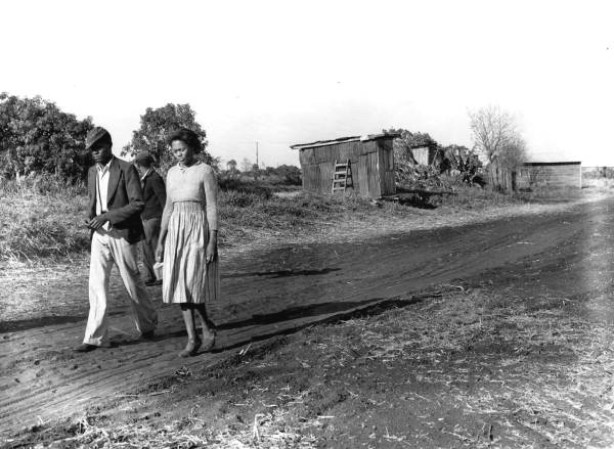 Trabajadores regresando a casa - Lake Harbor, Florida, 1939