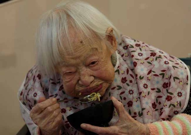 Misao Okawa, la mujer más vieja del mundo cumple 116 años.