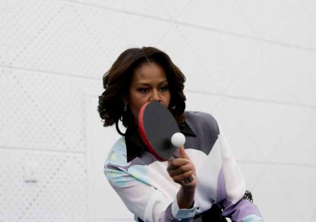 Michelle Obama destila simpatía y elegancia en China.