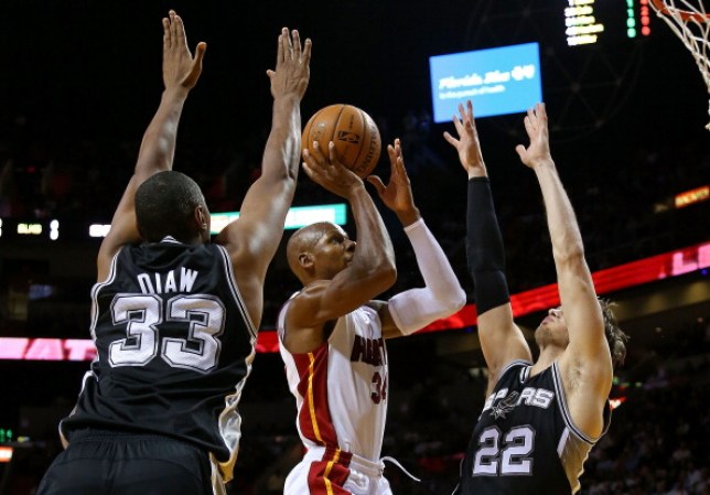 Ray Allen #34 del Heat. Boston lo extrañará.