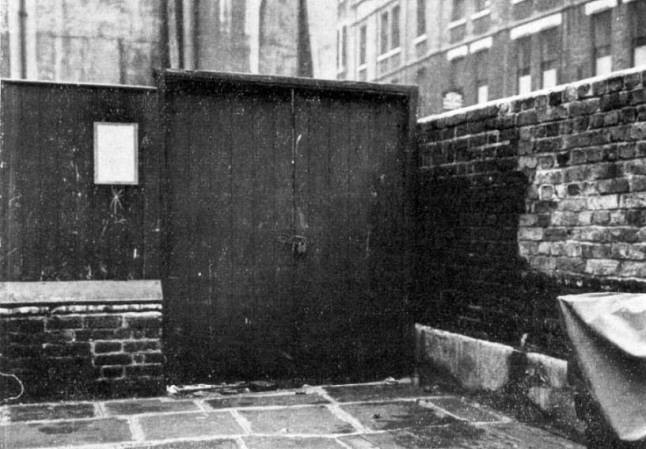 En esta apartada esquina de Mitre Square fue donde Eddowes fue hallada sin vida.