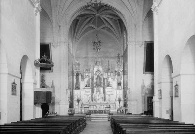 La Iglesia de San José en San Juan, Puerto Rico, fue construida en 1532 y se encuentra muy deteriorada.