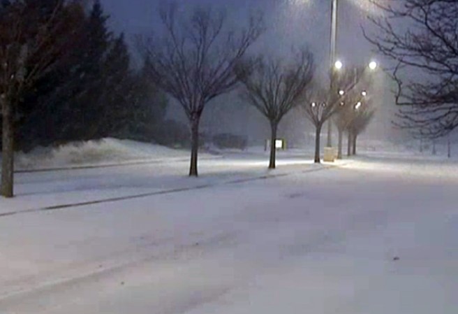 Imágenes de la nevada en el área tri-estatal de Nueva York, en marzo 2013.