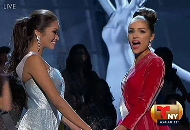 La mirada y sonrisa angelical de la Miss Universo 2013, Olivia Culpo, nos deleitaron durante una visita exclusiva a nuestros estudios de Buenos Días Nueva York.