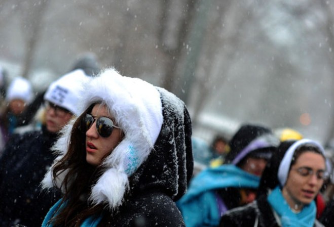 Los activistas pro-vida se reúnen cada año para protestar por el aniversario de la decisión Roe v Wade del Tribunal Supremo que legalizó el aborto.