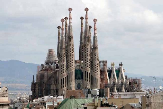 Templo Expiatorio de la Sagrada Familia, Barcelona, España.