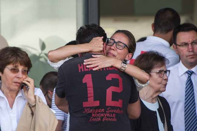 Imágenes de la tragedia del tren.