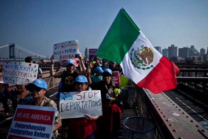 Marcha en Nueva York.