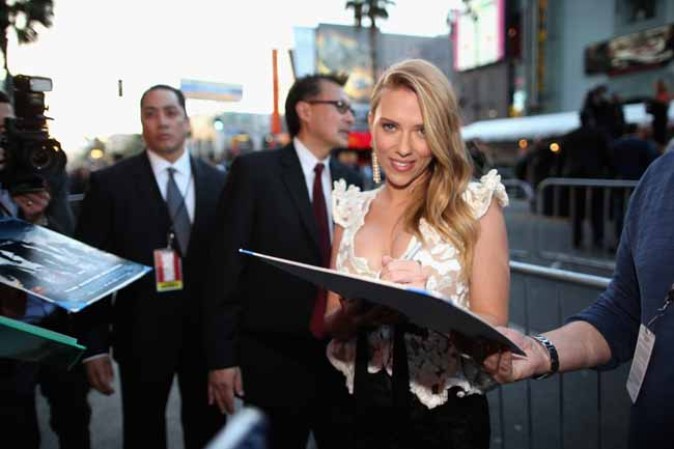 Scarlett Johansson: espectacular en su quinto mes de embarazo.