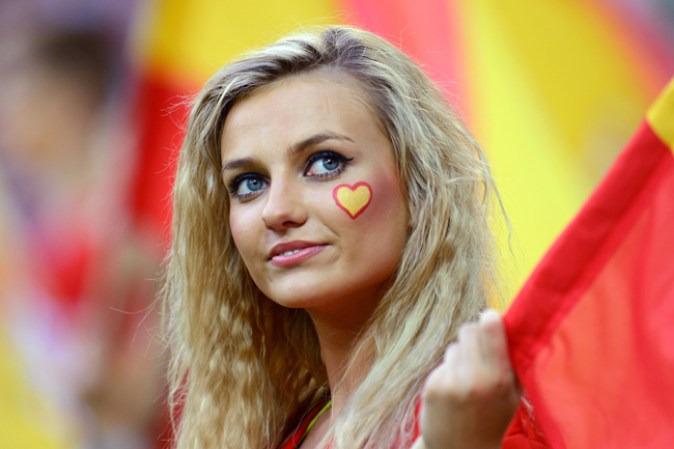 La belleza que tambien nos regala el mundial.