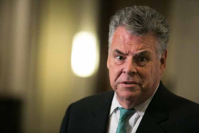 Peter King es un congresista republicano, miembro del comité de Homeland Security y del subcomité de Counterterrorism and Intelligence.