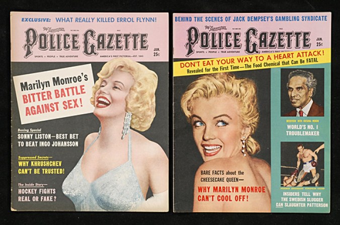 Marilyn Monroe fue portada en numerosas ocasiones, y no sólo por su belleza sino también por su agitada vida personal.