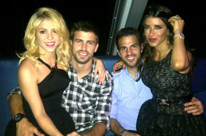 Cuando en 2012 se decía que la pareja estaba por separarse, el jugador subió esta imagen tirando abajo los rumores.