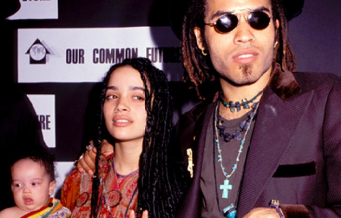 Lisa Bonet and Lenny Kravitz