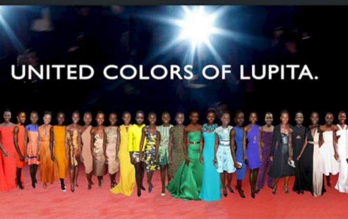 Los looks de Lupita Nyong'o, quien se alzó con un Oscar, también fue objeto de bromas.