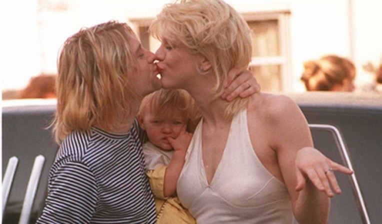 Kurt Cobain and Courtney Love