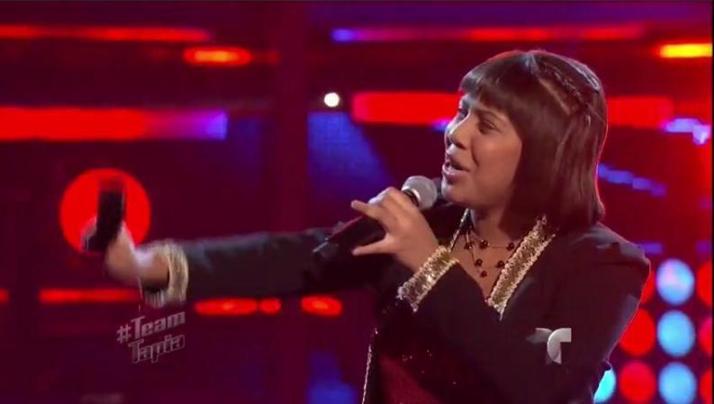 Jeidimar cantó con mucho estilo la canción " Lloraré las penas", muy alegre, eso sí, tras saber que era una de las cuatro elegidas para continuar en el team Tapia.