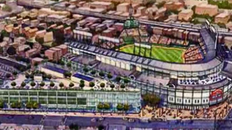 La propiedad "Triangle": El edificio “Triangle” albergará las oficinas de los Cubs, con un espacio para reuniones, tiendas y una zona infantil.