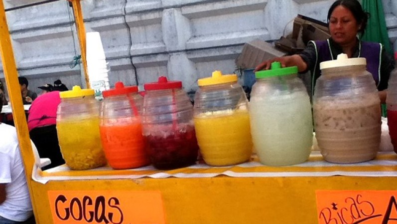 Las verdaderas “aguas frescas” siempre vienen en estos jarrones.
