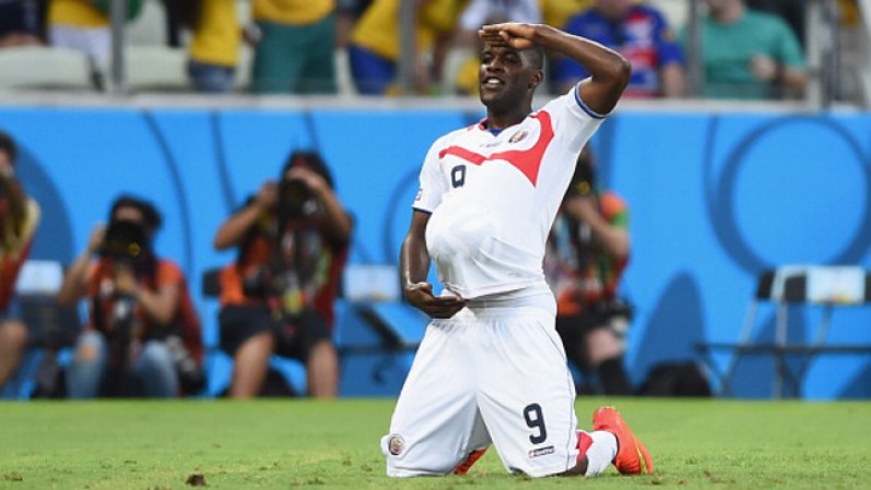 14 de junio 2014 - Costa Rica remontó y sorprendió a Uruguay, al que derrotó por 3-1 en el primer partido del grupo D del Mundial de Brasil 2014, disputado en el Estadio Castelao de Fortaleza.