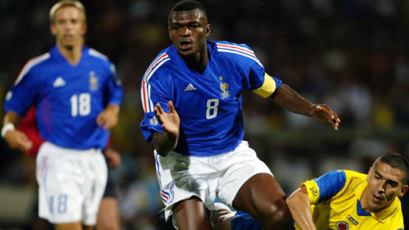 Marcel Desailly nació en Ghana, pero jugó con la selección de Francia.