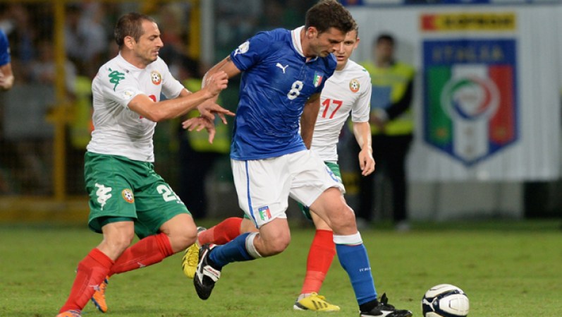 Thiago Motta nació en Brasil pero se puso la camiseta de Italia.