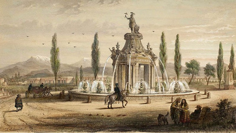 Ya en 1850 la Fuente de la Independencia recordaba al pueblo la importancia de la libertad.