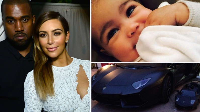 Ahora, los tres viven una vida de lujos y excentricidades, como el regalo de un Lamborguini a la niña, imitación del que tiene el padre.