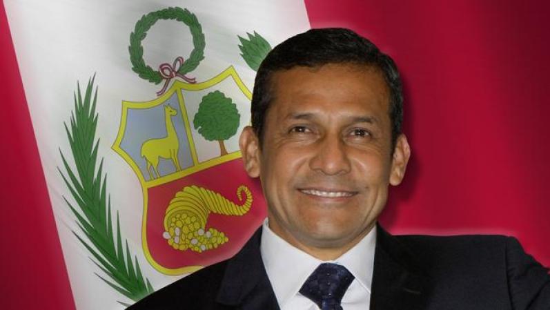 Ollanta Humala es el presidente del Perú.