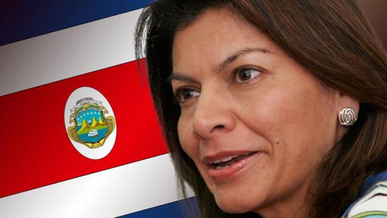 Laura Chinchilla es la presidenta de Costa Rica