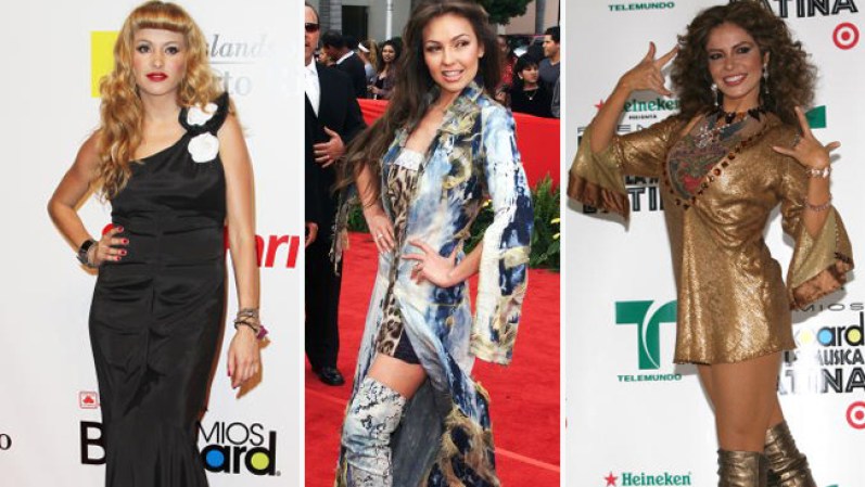 Te traemos un compendio de los desastres de moda más sonados en la historia de los Premios Billboard de la Música Latina. ¡Mira a las famosas!
