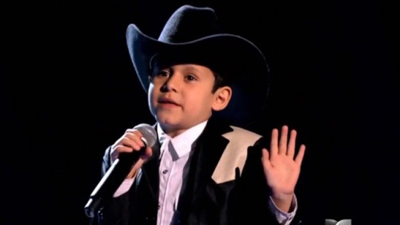 Antonio Morales Félix, el pequeño mariachi de siete años, interpretó “Morena de mi corazón” y a último momento Prince Royce se dio vuelta por él.