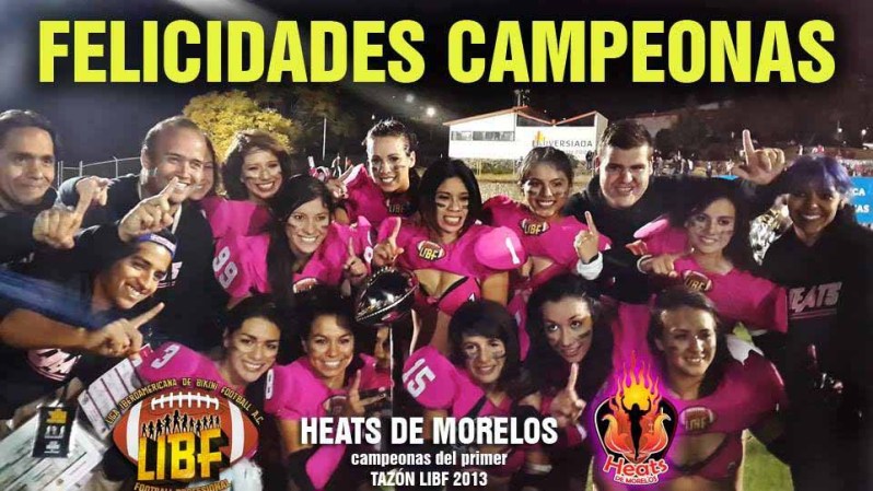 Este fenómeno deportivo tuvo su Super Tazón el pasado 21 diciembre de 2013, donde las chicas del Heats de Morelos derrotaron a las Diosas Aztecas.