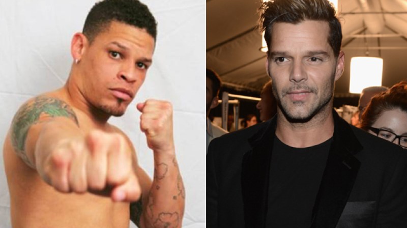 Ricky Martin felicita a púgil gay