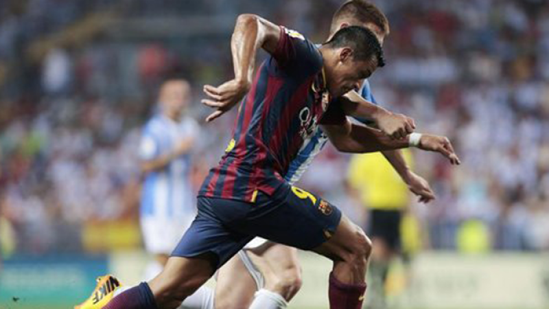 El jugador chileno del FC Barcelona Alexis Sánchez.